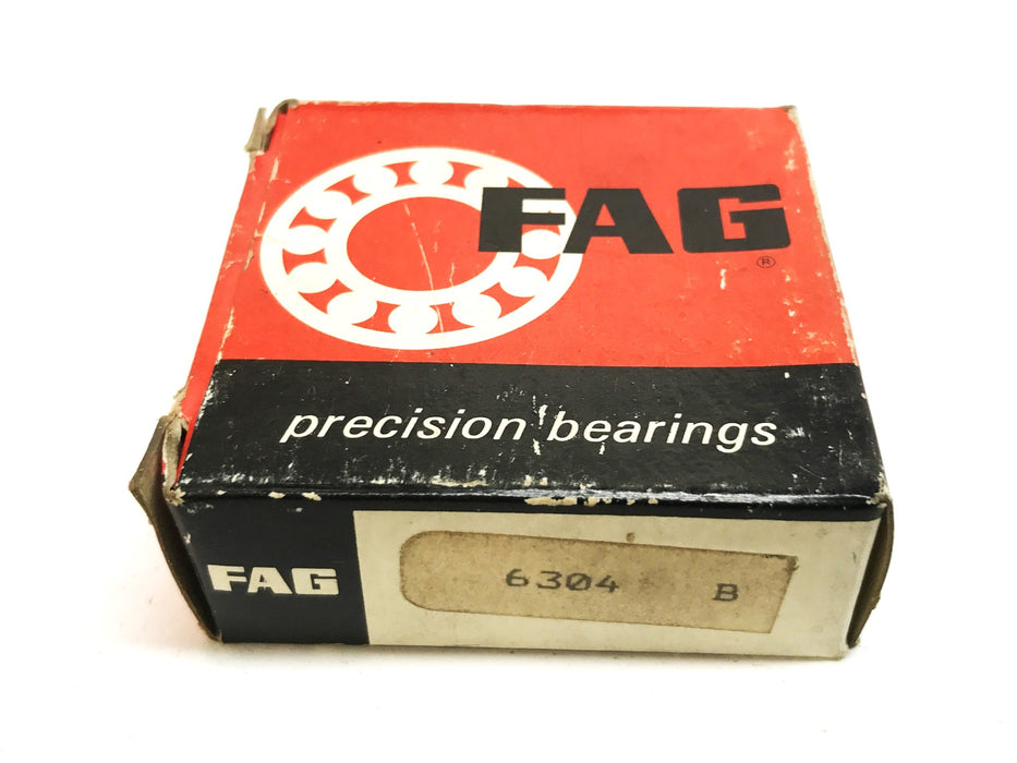FAG Deep Groove Ball Bearing 6304B [Lot of 4] NOS