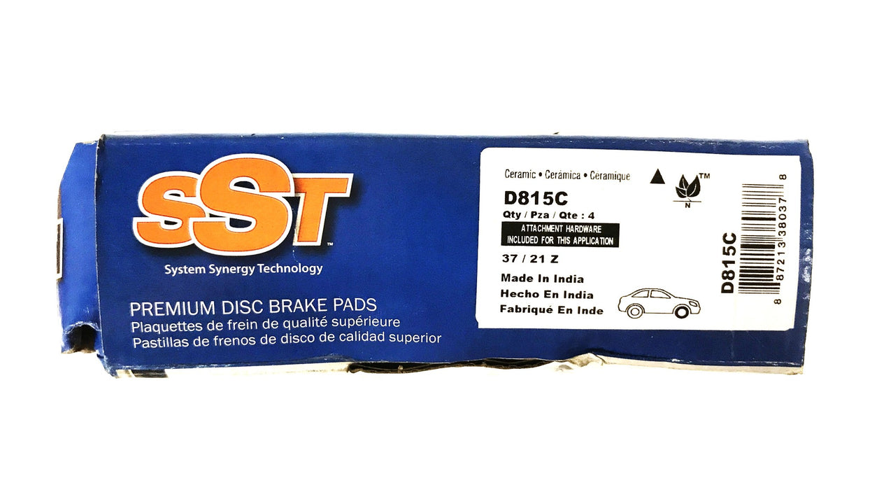 SST Raybestos Semi-Metallic Brake Pad Set D815C NOS