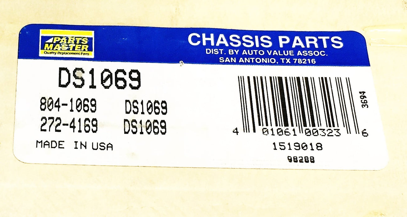 Parts Master Chassis Parts Front Right Inner Drag Link DS1069 NOS