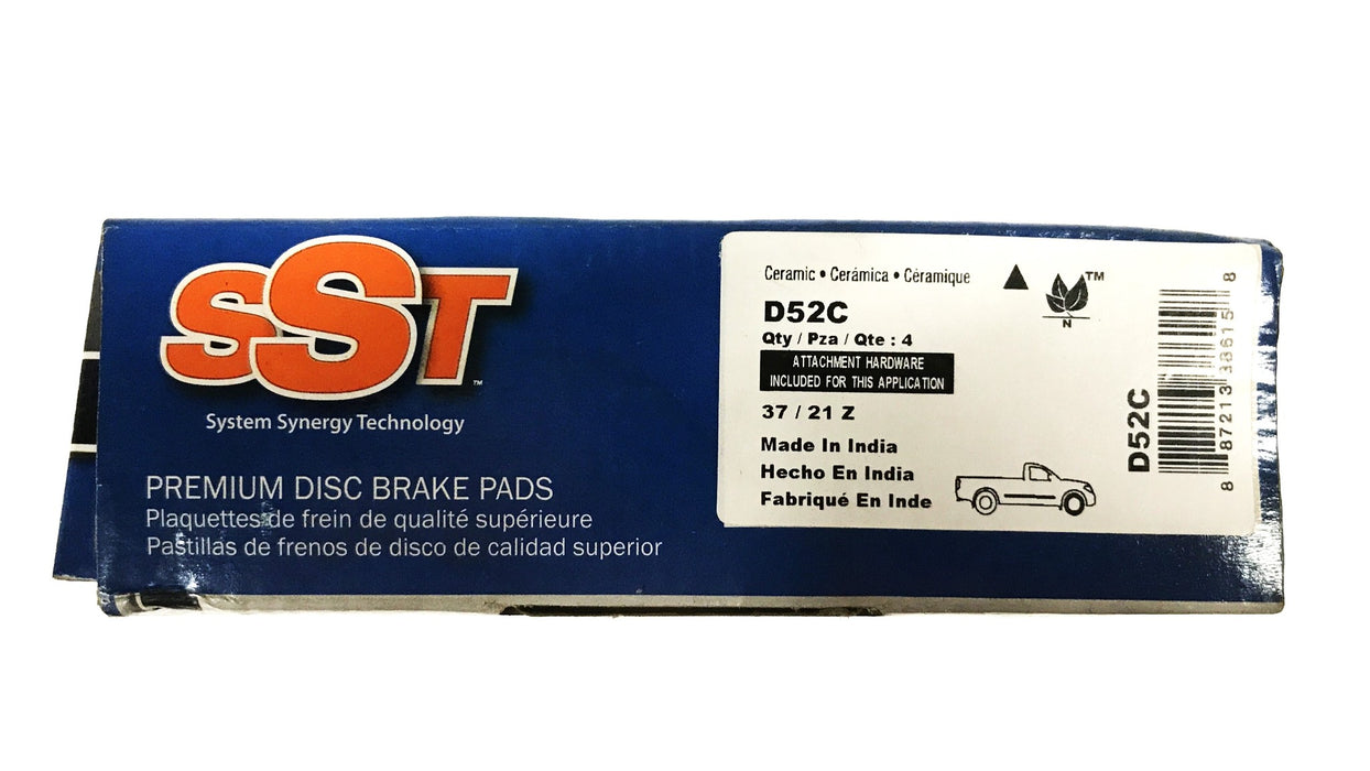 SST Raybestos Semi-Metallic Brake Pad Set D52C NOS
