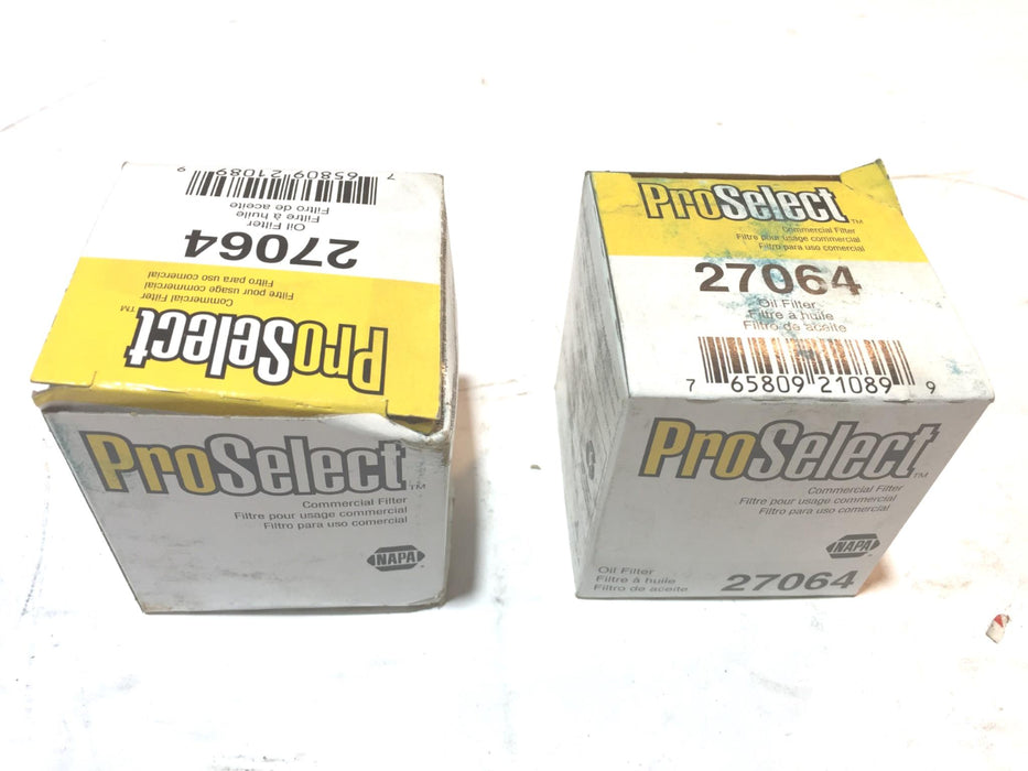 NAPA ProSelect Oil Filter 27064 [Lot of 2] NOS