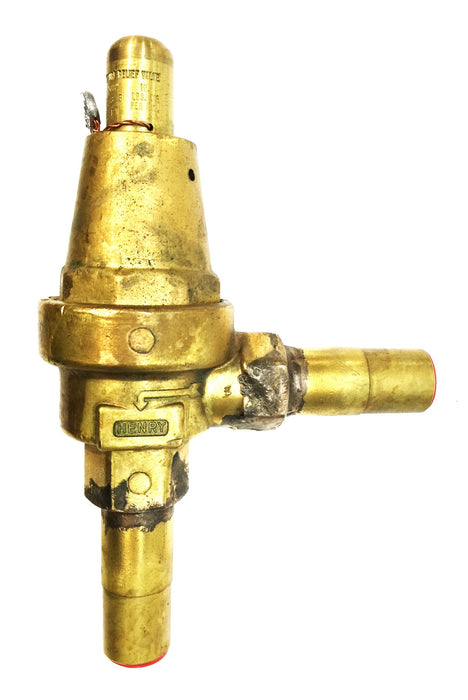 Henry Relief Valve By-Pass 5/8"OD Inlet x 5/8"OD Outlet 5422 NOS