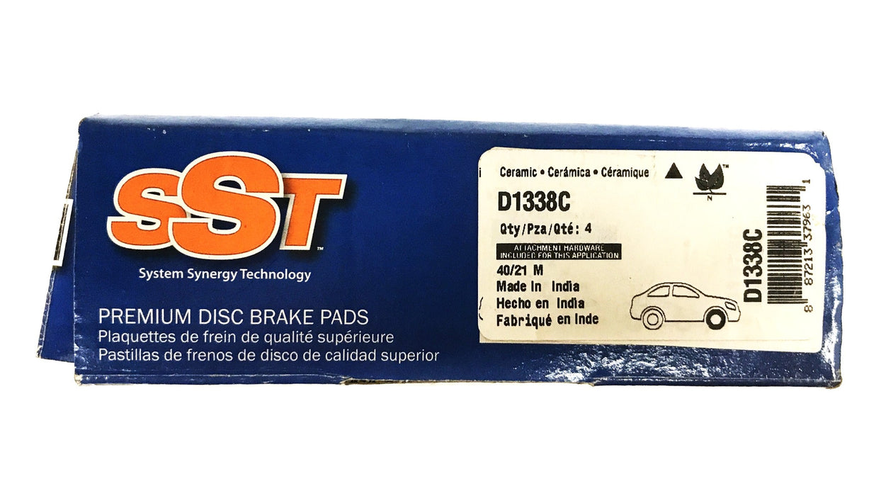 SST Raybestos Semi-Metallic Brake Pad Set D1338C NOS