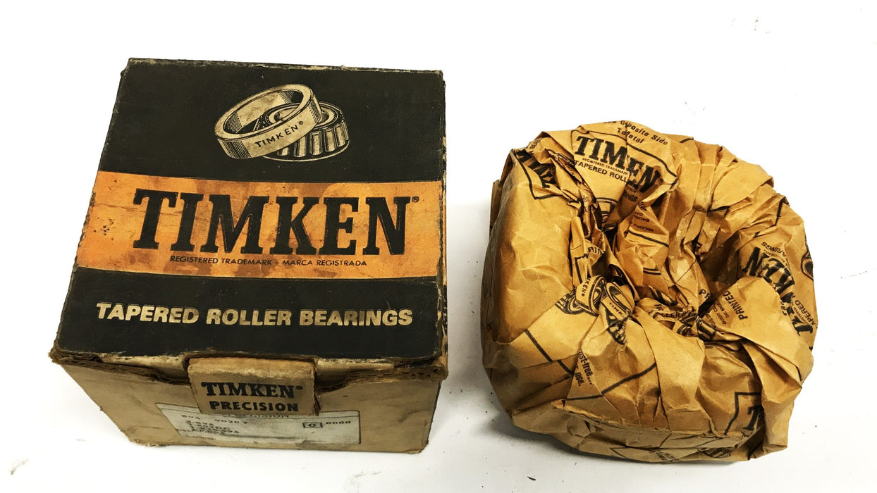 Timken Double Roller Bearing Cone and Cup Matched Assembly 593-90287 NOS