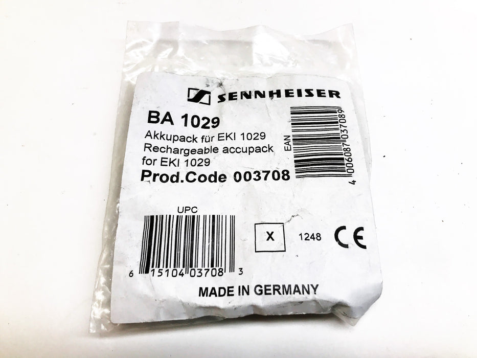 Sennheiser Rechargeable Accupack for EKI 1029 Receivers BA-1029 NOS