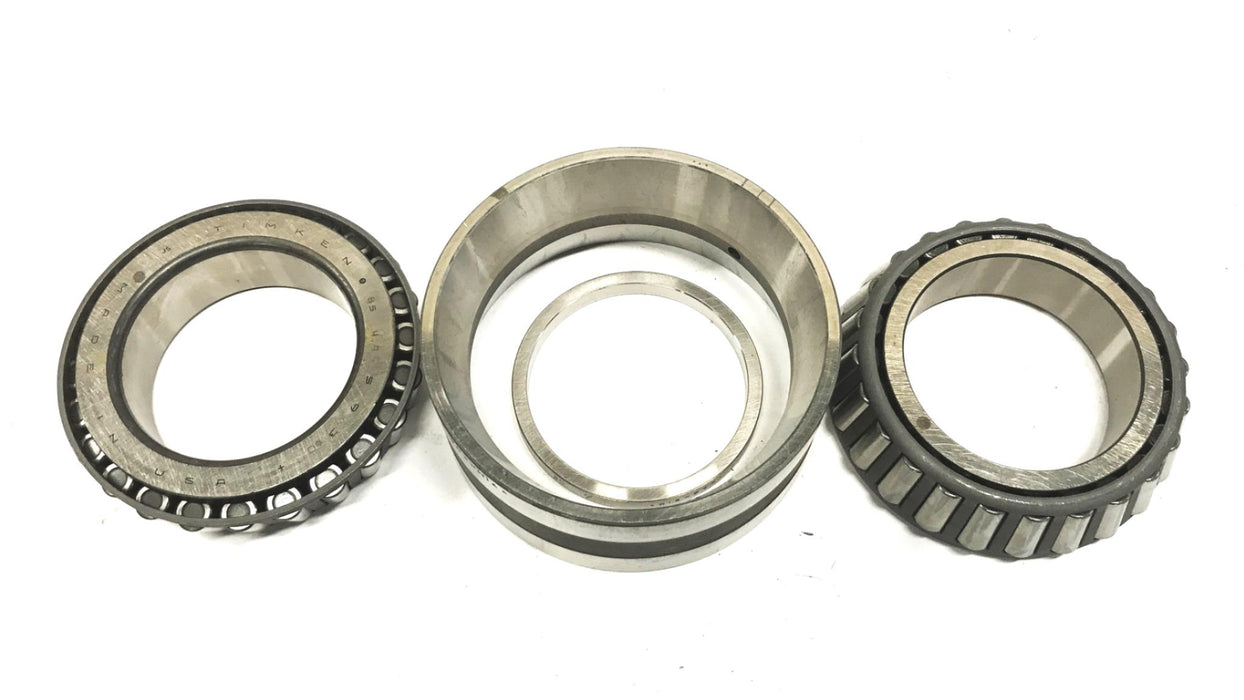 Timken Double Roller Bearing Cone and Cup Matched Assembly 593-90287 NOS