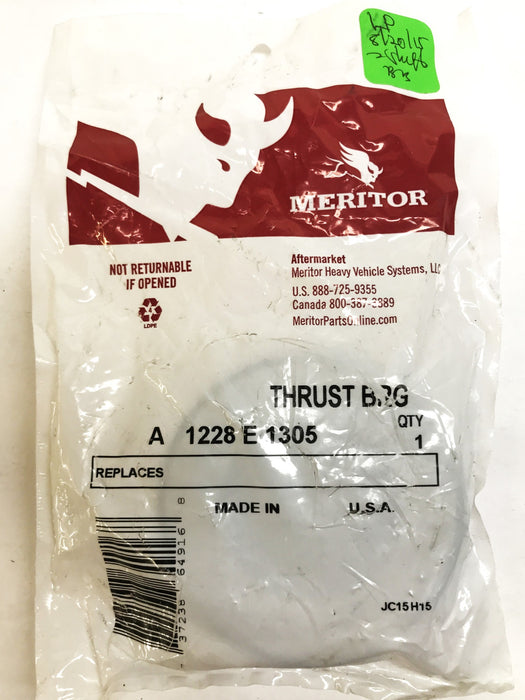 Meritor Thrust Bearing Assembly A1228-E1305 [Lot of 2] NOS