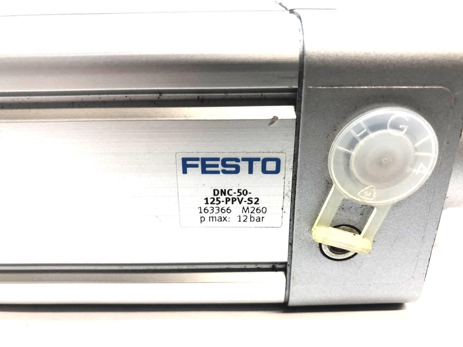 Festo Pneumatic Cylinder DNC-50-125-PPV-S2 NOS