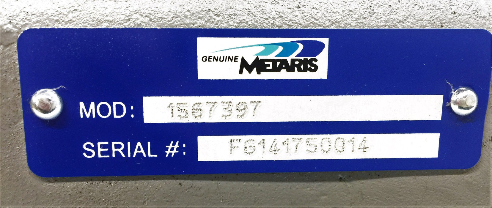 Metaris Dump Pump 1567937 NOS
