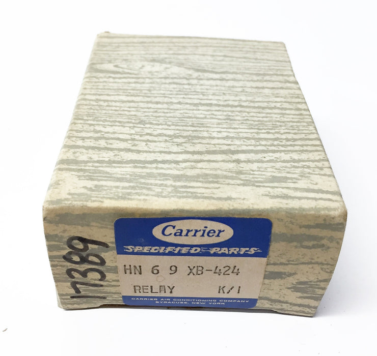 Carrier "Silic-O-Netic" Overload Relay HN69XB424 NOS