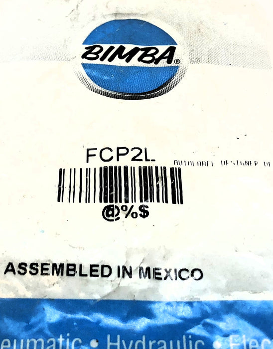 Bimba Adjustable Flow Control Valve FCP2L NOS