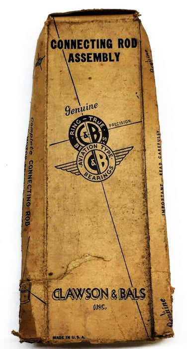 Clawson And Bals Connecting Rod Assembly 1296058 (B-332) NOS