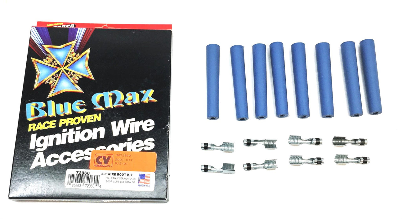 Moroso Blue Max Straight Plug Boot Clips Wire Boot Kit 72060 NOS