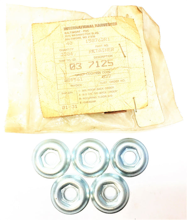 INTERNATIONAL HARVESTER Shock Absorber Retainer 158762R1 [Lot of 5] NOS