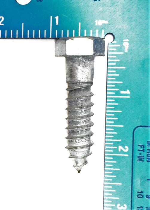 American Fasteners 2" Galvanized Hex Lag Screws 5305-374 (29pcs) NOS