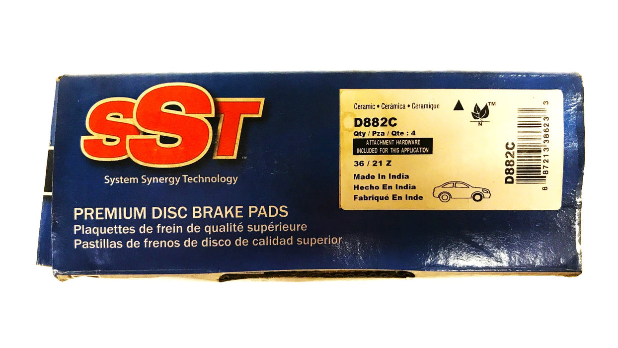 SST Raybestos Semi-Metallic Brake Pad Set D882C NOS
