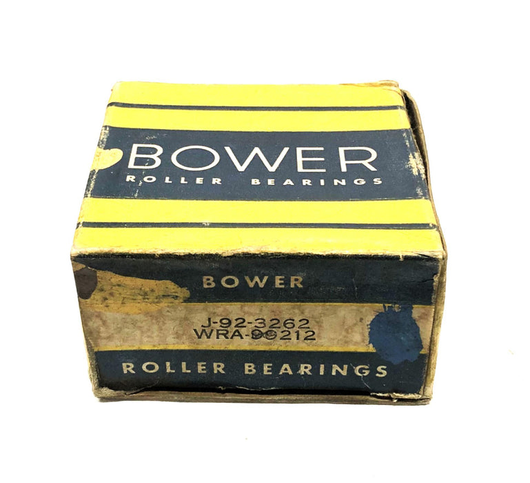 Bower Cylindrical Roller Bearing J-92-3262 (WRA-99212) NOS