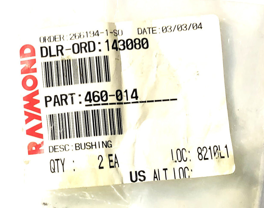 Raymond Bushing 460-014 [Lot of 2] NOS