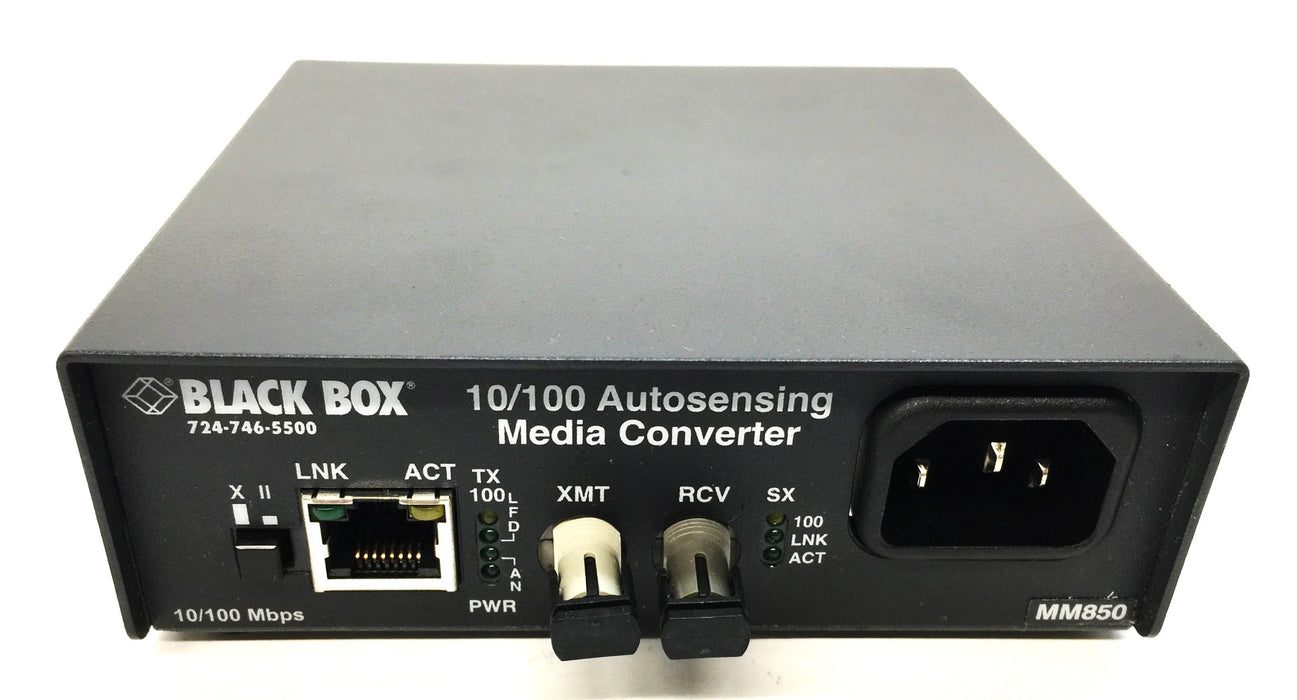 Black Box 10/100 Autosensing Media Converter LMC7001A# Class 'C' 45 NOS