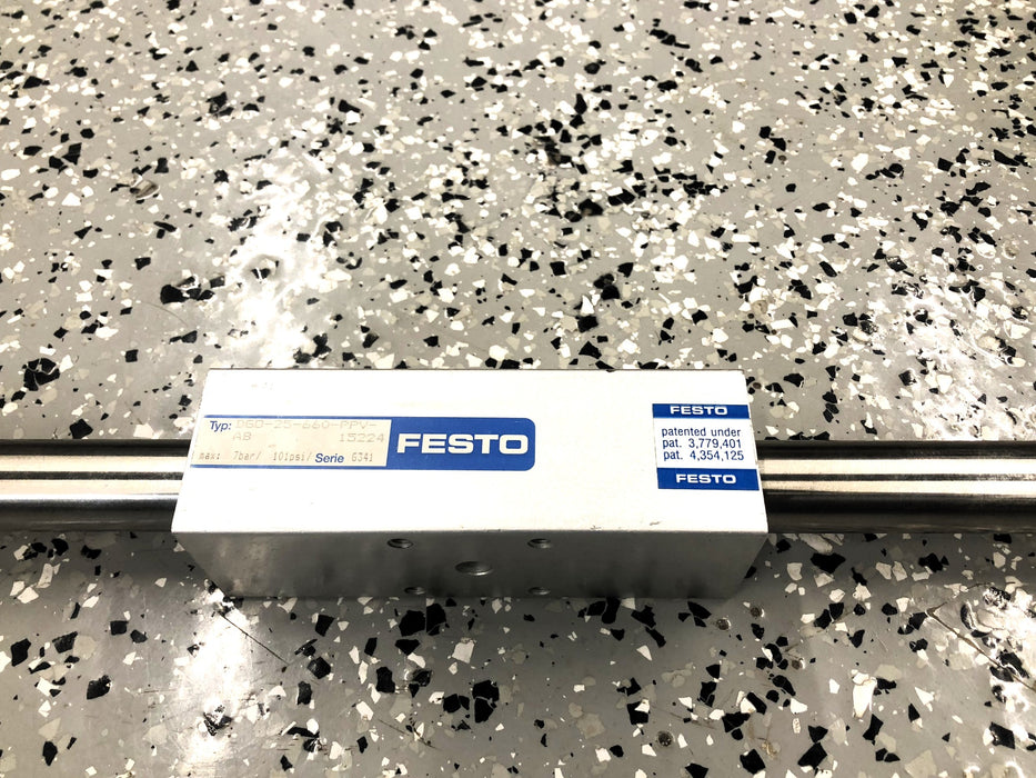 Festo Linear Drive Air Cylinder DGO-25-660-PPV-AB NOS
