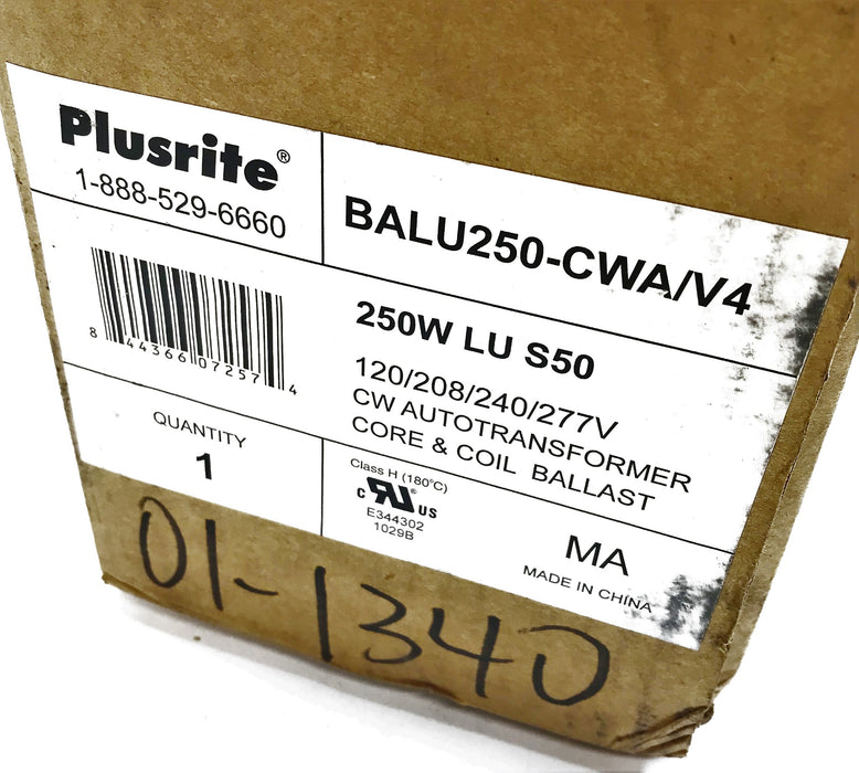 Plusrite Electronic Ballast Kit BALU250-CWA/V4 NOS