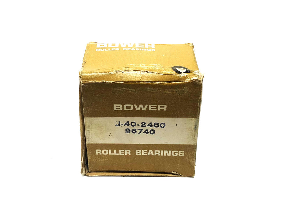Bower Cylindrical Roller Bearing Roller Assembly J-40-2480 (96740) NOS