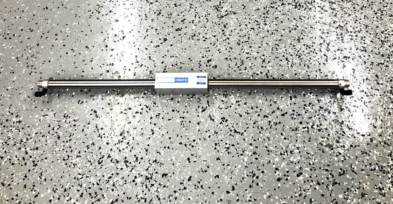 Festo Linear Drive Air Cylinder W/ Elbow Attachments DGO-25-660-PPV-AB USED