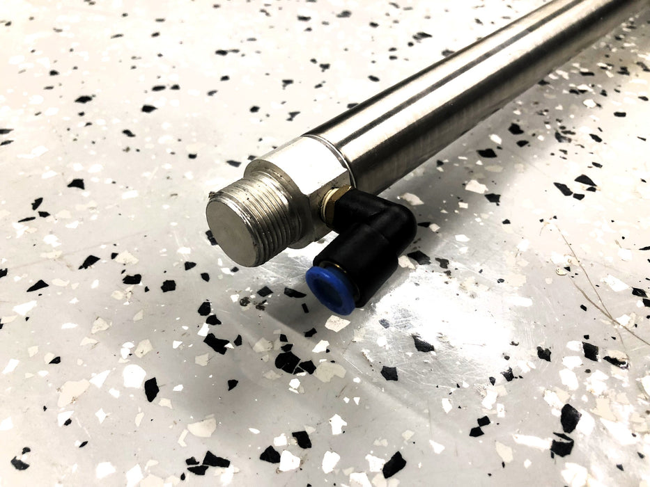Festo Linear Drive Air Cylinder W/ Elbow Attachments DGO-25-660-PPV-AB USED