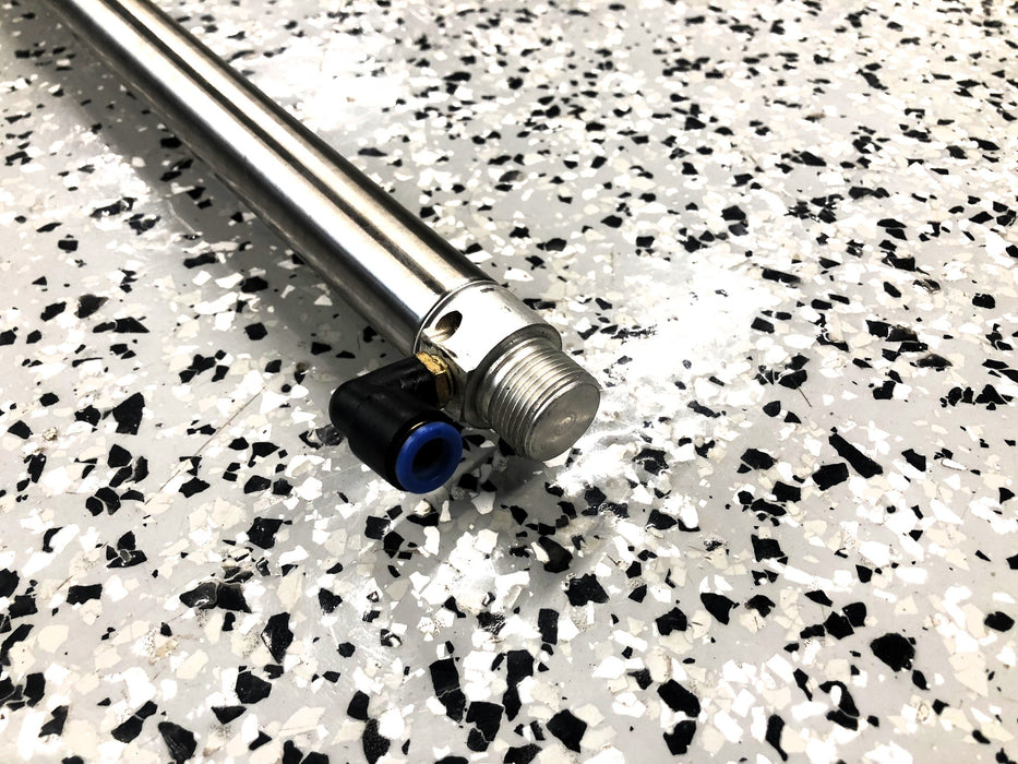 Festo Linear Drive Air Cylinder W/ Elbow Attachments DGO-25-660-PPV-AB USED