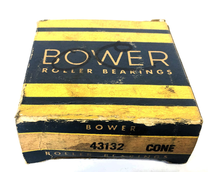 Bower Tapered Roller Bearing Cone 43132 NOS