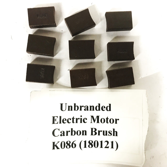 Unbranded Electric Motor Carbon Brush K086 [Lot of 9] NOS