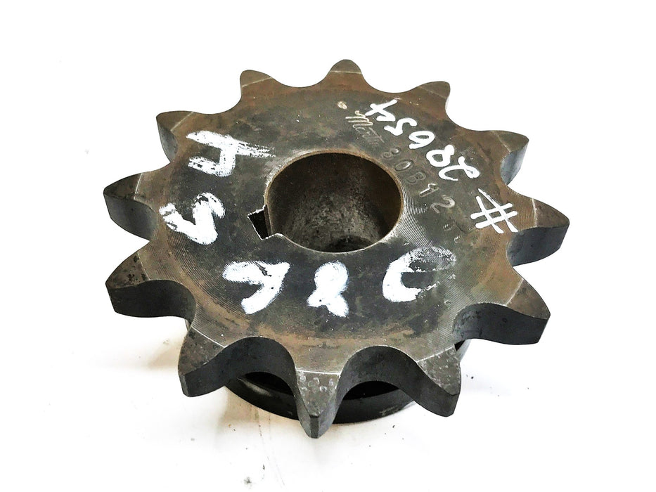 Martin Single Roller Sprocket, 12-Teeth with Collar 80B12H USED