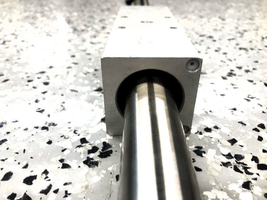Festo Linear Drive Air Cylinder W/ Elbow Attachments DGO-25-660-PPV-AB USED