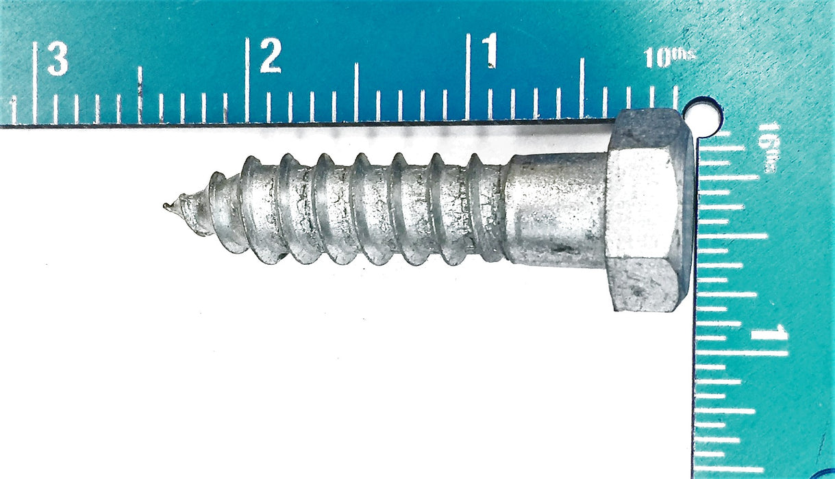BPT Fittings 1/2 X 2" Galvanized Hex Cap Screw 5305-374 [Lot of 72] NOS
