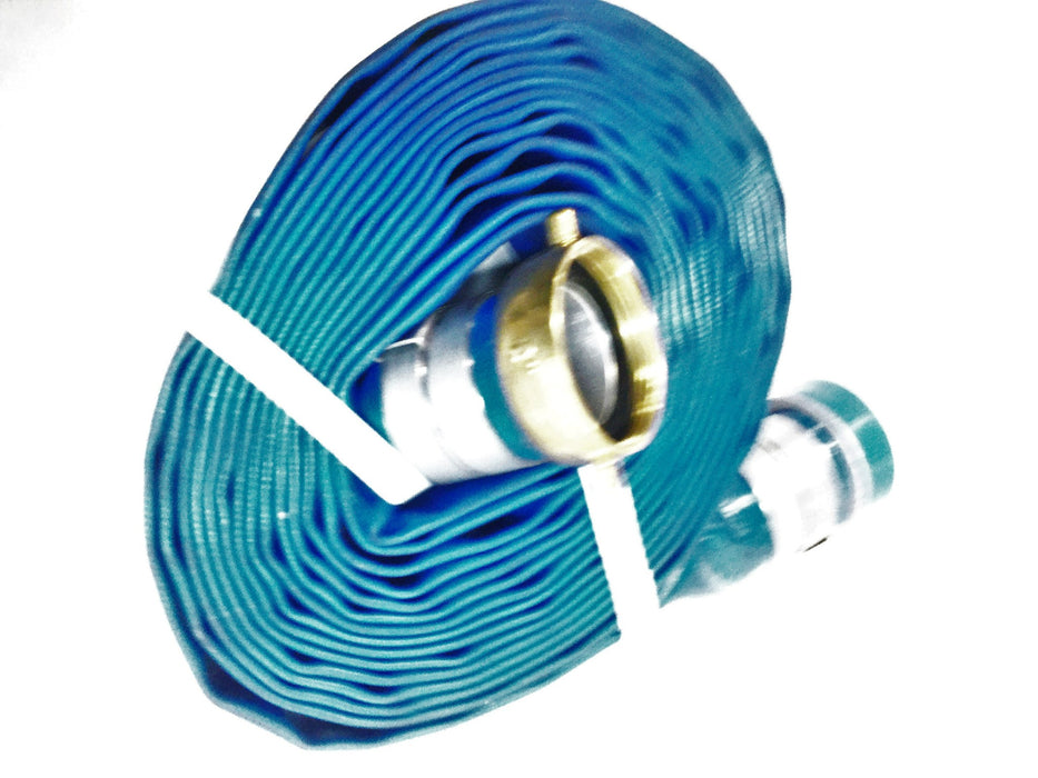 Blue PVC Discharge Hose 2" x 25' 49635 NOS