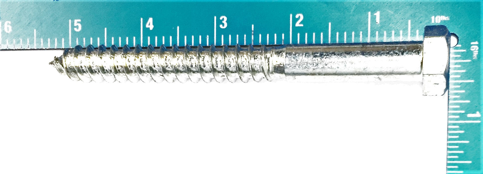 United Screw of America 1/2 X 5" Hex Lag Screw Zinc 5305-379 [Lot of 36] NOS