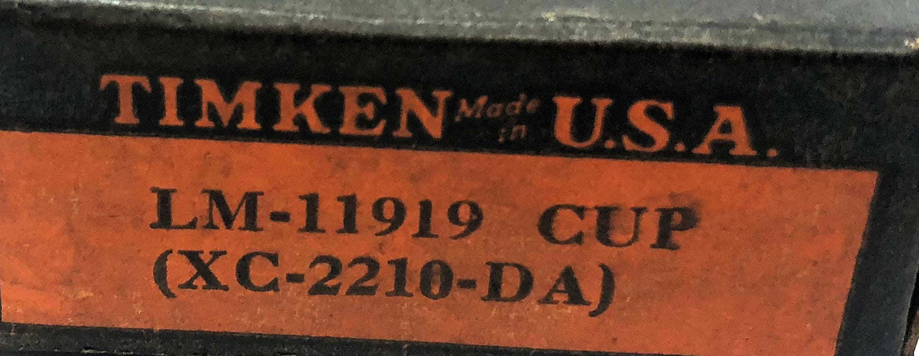 Timken Wheel Bearing Race LM-11919 (XC-2210-DA) NOS