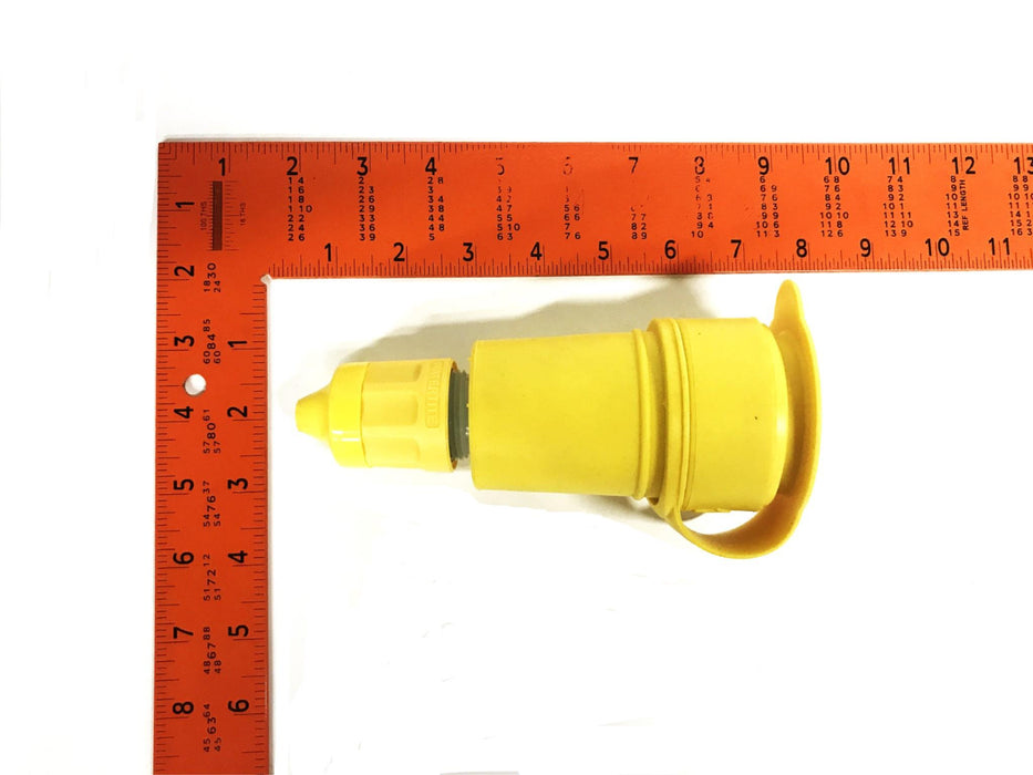 Woodhead Yellow Watertight Locking Connector 1301470059 NOS