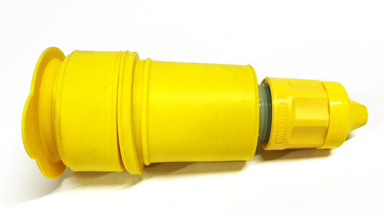 Woodhead Yellow Watertight Locking Connector 1301470059 NOS