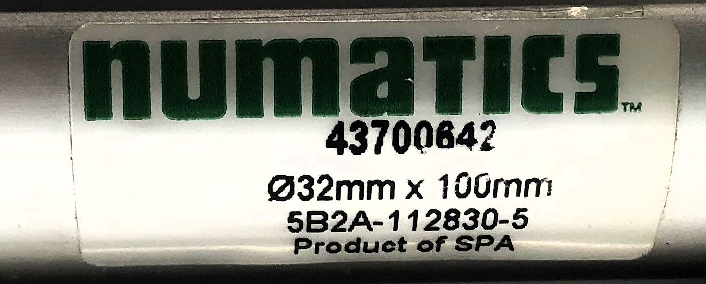 Asco Numatics Pneumatic Cylinder 43700642 NOS