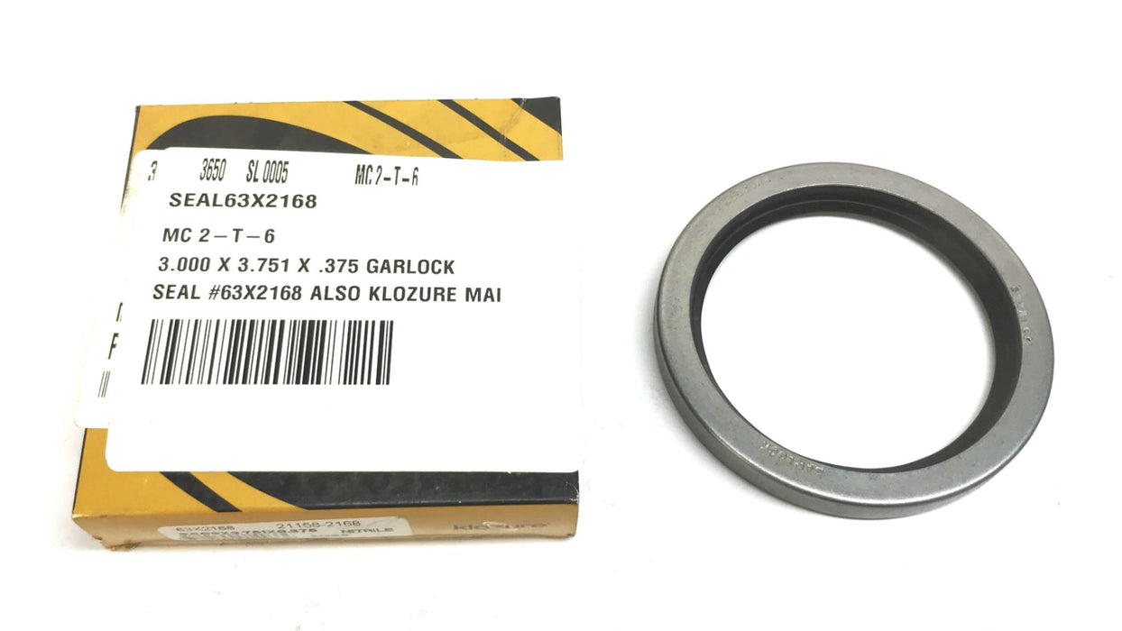 Garlock Klosure Oil Seal 63-2168 NOS