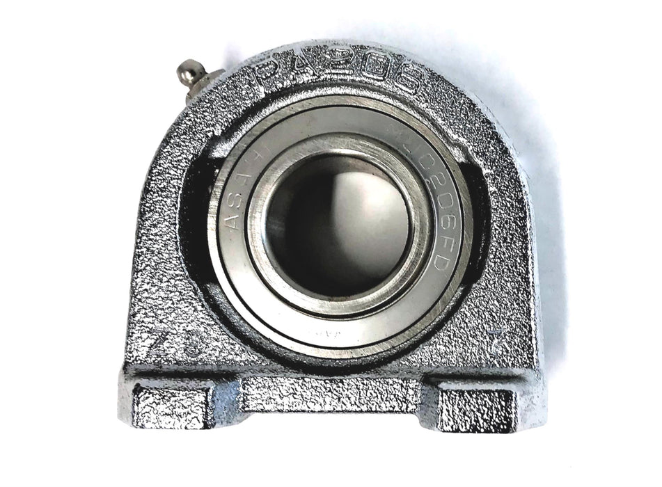 ASAHI TAPPED BASE PILLOW BLOCK(PA206) WITH BEARING(MUC206FD) MUCPA206FD NOS