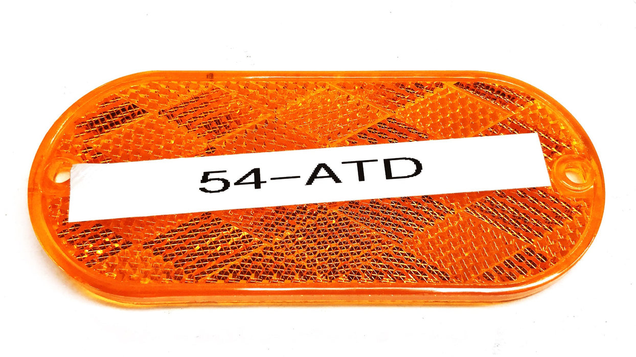 Trucklite Stick On Yellow Reflector 54-ATD [Lot of 5] NOS