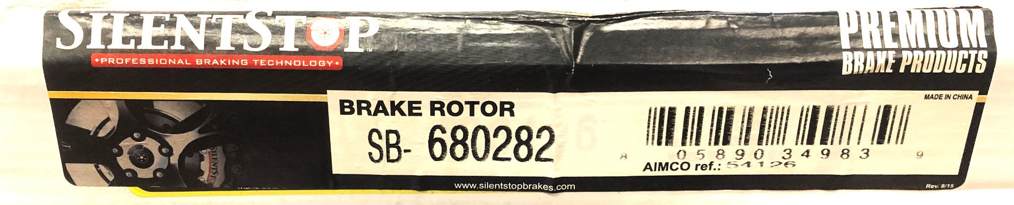 Silent Stop Front Brake Disc Rotor SB-680282 NOS