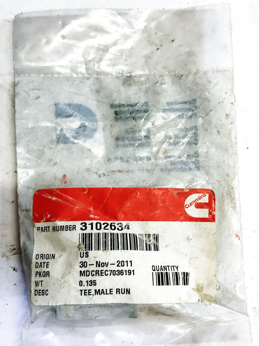 Cummins Male Run Tee 3102634 NOS