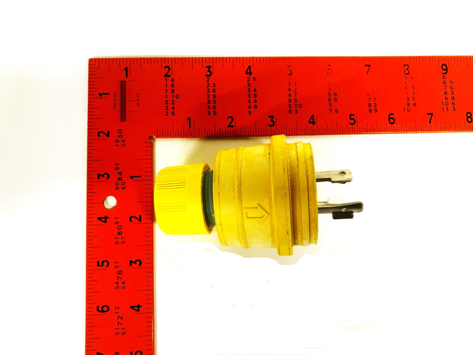 Woodhead Yellow Watertight Plug 1301470029 NOS