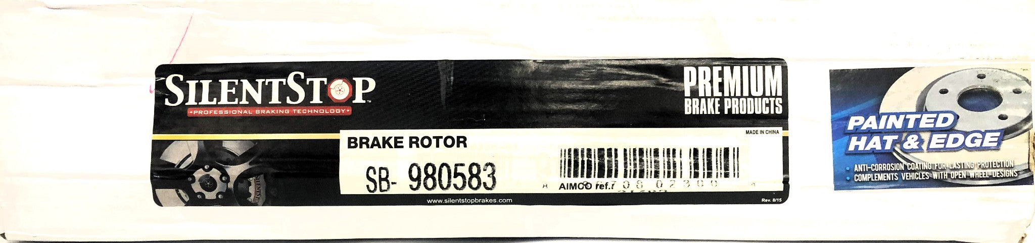 Silent Stop Front Brake Disc Rotor SB-980583 (BR900336-01) NOS