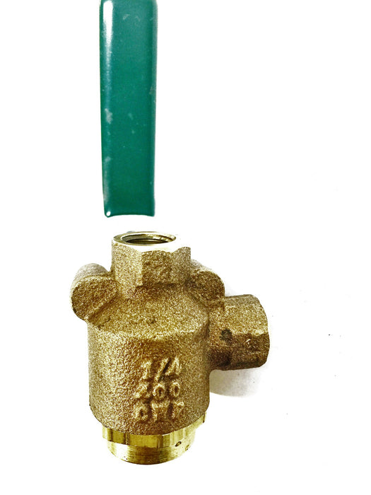 Watts Ball Brass Valve 1/4ΓÇ¥ 3-Way 1252 NOS