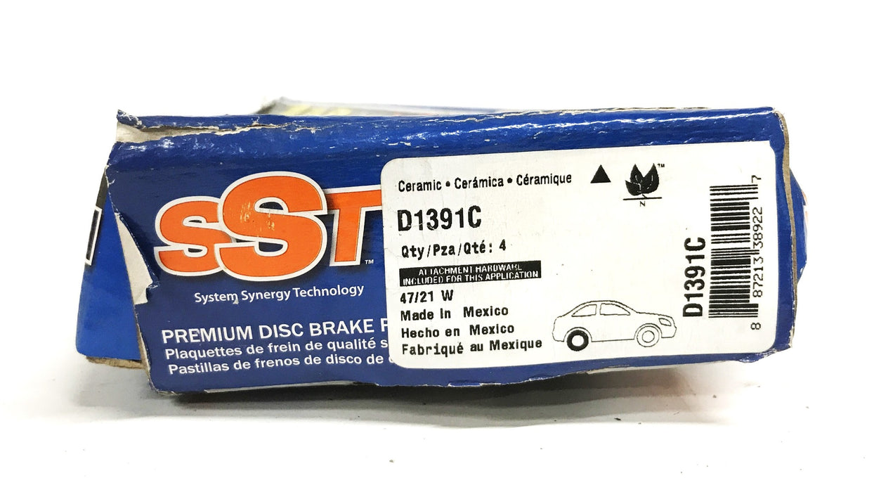 SST Raybestos Semi-Metallic Brake Pad Set D1391C NOS
