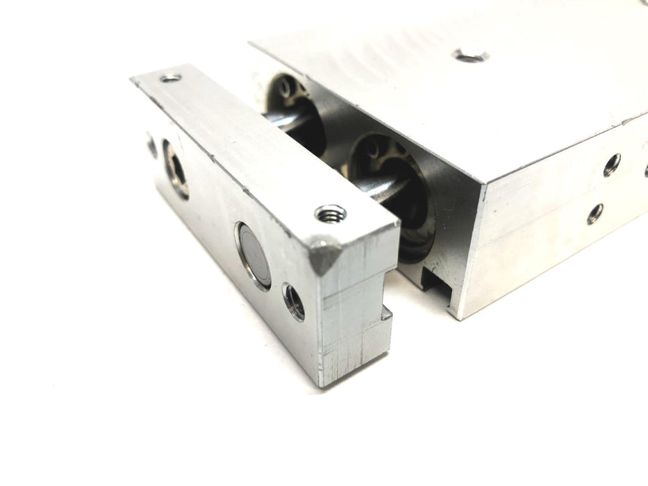 SMC Guided Pneumatic Cylinder W/ Some Dents CXSM20-100 NOS